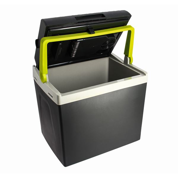 Glacière électrique Outtec 27L - 12V/220V - Chauffage Et Refroidissement (-20°C à +65°C) - Parfaite Voiture Et Camping